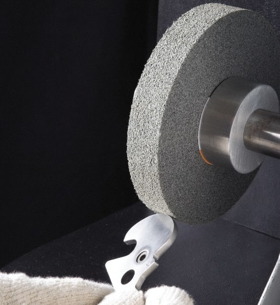 Standard Abrasives - 8" Diam, 3" Center Hole, Fine Grade, Silicon Carbide Deburring Wheel - Exact Tooling