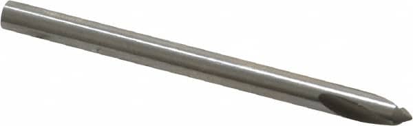 Guhring - 4mm Body Diam, 90°, 55mm OAL, High Speed Steel Spotting Drill - Exact Tooling