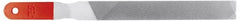 Simonds File - 8" Long, American-Pattern File - Single, Double Cut, Handle - Exact Tooling