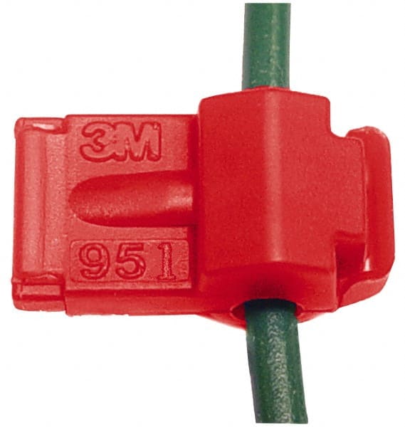 3M - 22 to 18 AWG, Nylon, Fully Insulated, Female Wire Disconnect - 1/4 Inch Wide Tab, Red, CSA Certified, CSA LR32411, UL File E70512, UL Listed - Exact Tooling
