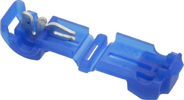 3M - 18 to 14 AWG, Nylon, Fully Insulated, Female Wire Disconnect - 1/4 Inch Wide Tab, Blue, CSA Certified, CSA LR32411, UL File E70512, UL Listed - Exact Tooling