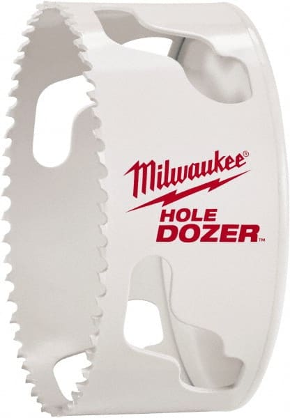 Milwaukee Tool - 5" Diam, 1-1/2" Cutting Depth, Hole Saw - Bi-Metal Saw, Toothed Edge - Exact Tooling