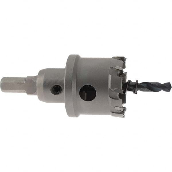 Value Collection - 1-1/2" Diam, 1" Cutting Depth, Hole Saw - Carbide-Tipped Saw - Exact Tooling