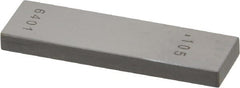 Value Collection - 0.105" Rectangular Steel Gage Block - Accuracy Grade 0, Includes NIST Traceability Certification - Exact Tooling