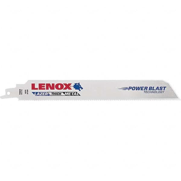 Lenox - Reciprocating Saw Blades Blade Material: Bi-Metal Blade Length (Decimal Inch): 9.00 - Exact Tooling