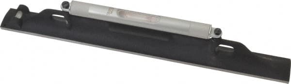 Starrett - 18" Long, 0.0050 & 0.0500" Graduation Sensitivity per 10", 3 Vials, Machinists' Level - Cast Iron, 1/64" Base Flatness, 1-11/16" Wide x 2-7/8" High - Exact Tooling