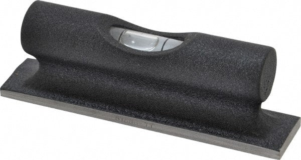 Starrett - 3-3/8 Inch Long, 1 Vial, Bench Level - Cast Iron, 7/8 Inch Wide - Exact Tooling