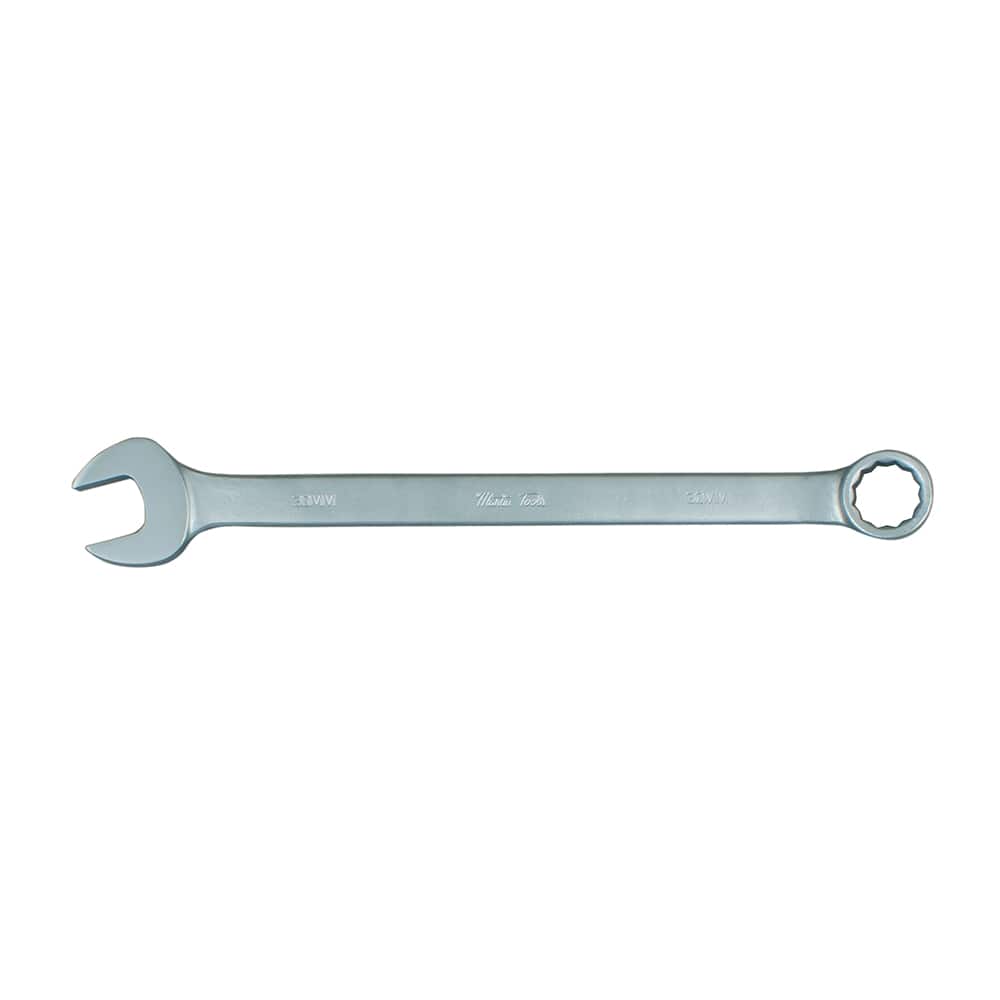 Martin Tools - Combination Wrenches; Type: Combination Wrench ; Tool Type: Combination Wrench ; Size (mm): 60 ; Number of Points: 12 ; Finish/Coating: Chrome Plated ; Material: US Forged Alloy Steel - Exact Tooling