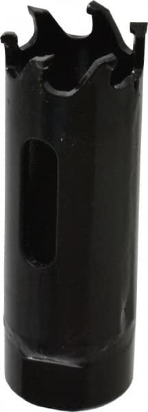 Starrett - 3/4" Diam, 1-5/8" Cutting Depth, Hole Saw - Carbide-Tipped Saw, Toothed Edge - Exact Tooling