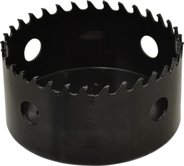 Starrett - 3-5/8" Diam, 1-5/8" Cutting Depth, Hole Saw - Carbide-Tipped Saw, Toothed Edge - Exact Tooling