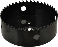 Starrett - 4-3/4" Diam, 1-5/8" Cutting Depth, Hole Saw - Carbide-Tipped Saw, Toothed Edge - Exact Tooling