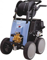 Kranzle - Gas, 13 hp, 3,500 psi, 4.2 GPM, Cold Water Pressure Washer - Heavy Duty Axial Cam, 65' x 3/8" Hose - Exact Tooling