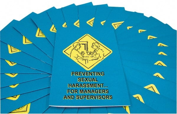 Marcom - Preventing Sexual Harassment for Managers and Supervisors Training Booklet - English and Spanish, Safety Meeting Series - Exact Tooling