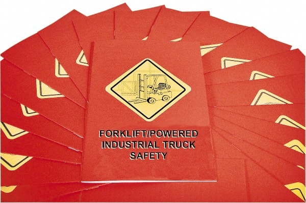 Marcom - Forklift Powered Industrial Truck Safety Training Booklet - English and Spanish, Regulatory Compliance Series - Exact Tooling