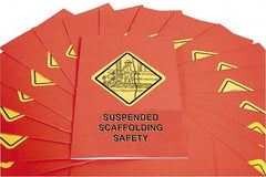 Marcom - Suspended Scaffolding Safety Training Booklet - English and Spanish, Regulatory Compliance Series - Exact Tooling
