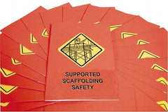 Marcom - Supported Scaffolding Safety Training Booklet - English and Spanish, Regulatory Compliance Series - Exact Tooling