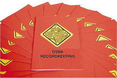 Marcom - OSHA Record Keeping Training Booklet - English and Spanish, Regulatory Compliance Series - Exact Tooling