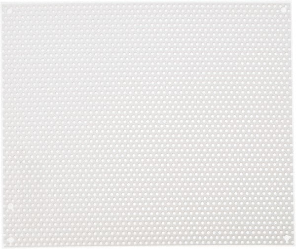 Cooper B-Line - 10-7/8" OAW x 12-7/8" OAH Powder Coat Finish Electrical Enclosure Perforated Panel - 14" x 12" Box, 16 Gauge Steel, Use with 14126-12CHC/14126-12CHCS/14128-12CHC - Exact Tooling