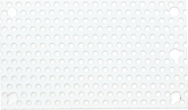 Cooper B-Line - 2-7/8" OAW x 4-7/8" OAH Powder Coat Finish Electrical Enclosure Perforated Panel - 6" x 4" Box, 16 Gauge Steel, Use with 643-12CHC/644-12CHC - Exact Tooling