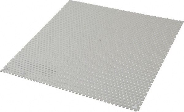 Cooper B-Line - 10-1/4" OAW x 10-1/4" OAH Powder Coat Finish Electrical Enclosure Perforated Panel - 12" x 12" Box, 16 Gauge Steel, Use with 12126 RHC - Exact Tooling