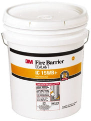 3M - 4.5 Gal Pail Yellow Acrylic & Latex Joint Sealant - -20 to 180°F Operating Temp, 10 min Tack Free Dry Time, Series 15WB - Exact Tooling