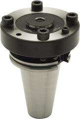 Parlec - 1/2-13 Threaded Mount, Boring Head Taper Shank - Threaded Mount Mount, 5 Inch Projection, 4.94 Inch Nose Diameter - Exact Tooling