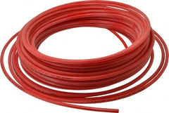 Coilhose Pneumatics - 11/64" ID x 1/4" OD, 0.04" Wall Thickness, 100' Long, Nylon 11 Tube - Red, 150 Max psi - Exact Tooling