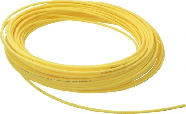 Coilhose Pneumatics - 3/32" ID x 5/32" OD, 0.32" Wall Thickness, 100' Long, Nylon 11 Tube - Yellow, 150 Max psi - Exact Tooling