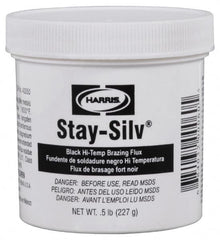 Harris Products - 1/2 Lb. Black Paste Flux - Jar Container - Exact Tooling