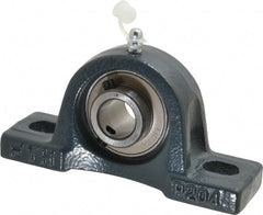 Value Collection - 5" OALBall Bearing Pillow Block - Cast Iron - Exact Tooling