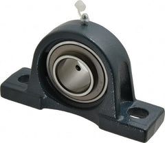 Value Collection - 6-3/4" OALBall Bearing Pillow Block - Cast Iron - Exact Tooling