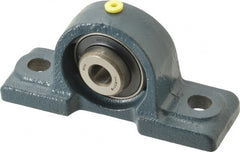 Value Collection - 4-7/8" OALBall Bearing Pillow Block - Cast Iron - Exact Tooling