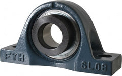 Value Collection - 7-1/8" OALBall Bearing Pillow Block - Cast Iron - Exact Tooling