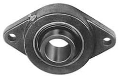 Value Collection - 4-7/8" OALBall Bearing Pillow Block - Cast Iron - Exact Tooling