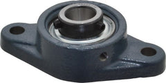 Value Collection - 4-13/32" OALBall Bearing Pillow Block - Cast Iron - Exact Tooling