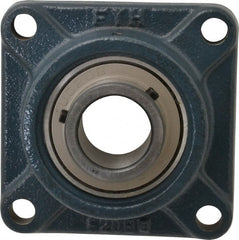 Value Collection - 5-1/8" OALBall Bearing Pillow Block - Cast Iron - Exact Tooling