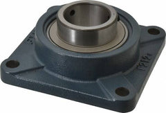 Value Collection - 6-7/8" OALBall Bearing Pillow Block - Cast Iron - Exact Tooling