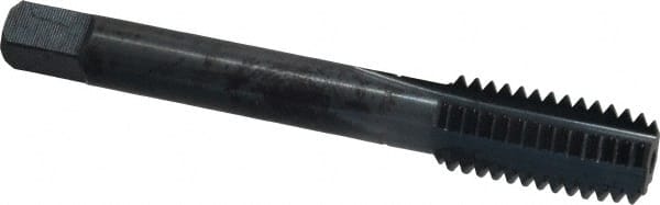 Balax - 4 Flutes, 1/2-13 UNC, Nitride Oxide Coating, High Speed Steel, Cleanout Tap - 3-3/8 Inch Overall Length, 7/16 Inch Square Length, 0.275 Inch Square Size, 0.367 Inch Shank Diameter, Modified Bottoming - Exact Tooling