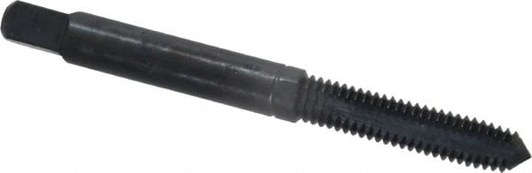 Balax - 4 Flutes, 0.7900 Inch Thread Length, M6x1.00 Metric Coarse, Nitride Oxide Coating, High Speed Steel, Cleanout Tap - 2-1/2 Inch Overall Length, 5/16 Inch Square Length, 0.191 Inch Square Size, 0.255 Inch Shank Diameter, Modified Bottoming - Exact Tooling