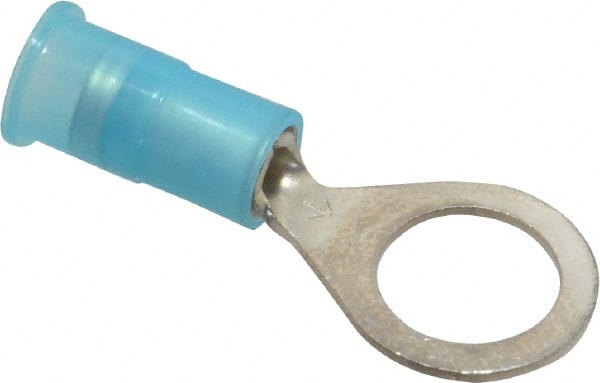 3M - 16-14 AWG Partially Insulated Crimp Connection Circular Ring Terminal - 5/16" Stud, Copper Contact - Exact Tooling