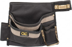 CLC - 46" Max Waste Tool Belt - 6 Pocket, 2" Wide, Tan/Black, Polyester - Exact Tooling
