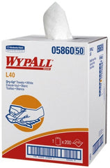 WypAll - Dry General Purpose Wipes - Small Roll, 42" x 19-1/2" Sheet Size, White - Exact Tooling