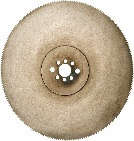Kinkelder Saw - 350mm Blade Diam, 220 Teeth, High Speed Steel Cold Saw Blade - 32mm Arbor Hole Diam, 2.5mm Blade Thickness - Exact Tooling