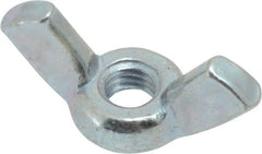 Value Collection - #10-32 UNF, Steel Standard Wing Nut - Grade 2, 0.91" Wing Span, 0.47" Wing Span - Exact Tooling