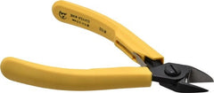 Lindstrom Tool - 5" OAL, 0.078" Capacity, Semi-Flush Diagonal Cutter - 5/8" Jaw Length, Tapered Head, Plastic Ergonomic Handle - Exact Tooling