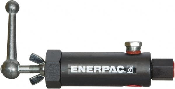 Enerpac - 1.94 GPM 3/8 Inlet Steel Hydraulic Control Valve - 10,000 psi, 3.12" Wide x 7.62" Long - Exact Tooling