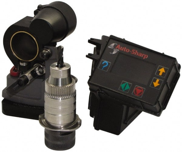 Darex - Drill Bit Auto Sharpening Attachment - 115 Volts, Compatible with Darex XT3000, For Use On Drill Bits - Exact Tooling