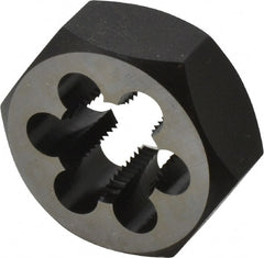 Cle-Line - 3/8-18 NPT Thread, Hex Pipe Die - Carbon Steel - Exact Tooling