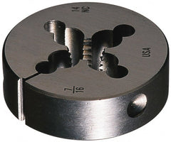 Cle-Line - 1/4-20, Collet #A-1, Two Piece Adjustable Die - Carbon Steel - Exact Tooling
