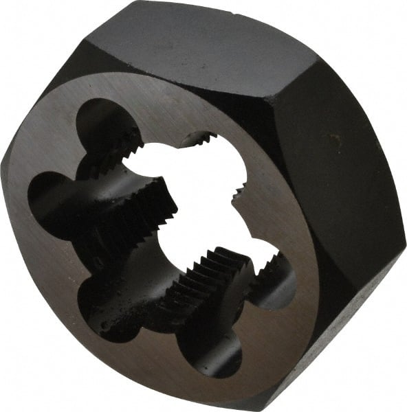 Cle-Line - 1 - 11-1/2 NPT Thread, Hex Pipe Die - Carbon Steel - Exact Tooling